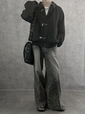 「SERACE（セラス）のアイテム」を使った、cobaさん（メンズ・173cm）の冬コーディネート