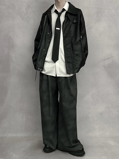 SERACE】Vintage design wide slacks pants / ヴィンテージデザイン