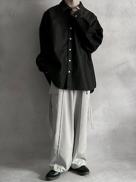 「SERACE」｜「アイテム（その他）」を使った、cobaさん（メンズ・173cm）の冬コーディネート
