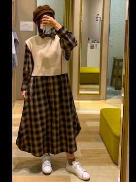 *Chika*さん（レディース・160cm）の秋コーディネート