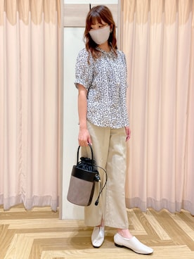 「Te chichi TERRASSE（テチチテラス）のアイテム（その他シューズ）」を使った、Maikoさん（レディース・162cm）の夏コーディネート