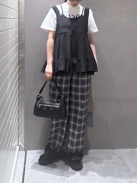 「FREE'S MART（フリーズマート）のアイテム（バッグ）」を使った、さらさん（レディース・160cm）の夏コーディネート