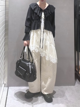 「FREE'S MART（フリーズマート）のアイテム（ワンピース/ドレス）」を使った、さらさん（レディース・160cm）の春コーディネート