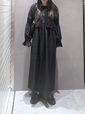 「FREE'S MART（フリーズマート）のアイテム（ワンピース/ドレス）」を使った、さらさん（レディース・160cm）の春コーディネート