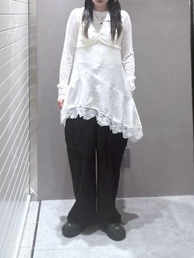 「FREE'S MART（フリーズマート）のアイテム（ワンピース/ドレス）」を使った、さらさん（レディース・160cm）の春コーディネート