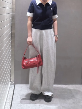 「FREE'S MART（フリーズマート）のアイテム（パンツ）」を使った、さらさん（レディース・160cm）の夏コーディネート