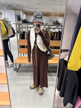 「オトナカジュアル」｜「アイテム（ワンピース/ドレス）」を使った、miyukiさん（レディース・160cm）の秋コーディネート