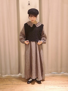 「TSUHARU by Samansa Mos2（ツハルバイサマンサモスモス）のアイテム（ワンピース/ドレス）」を使った、はじさん（レディース・155cm）の夏コーディネート