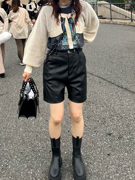 「Casselini（キャセリーニ）のアイテム（PC・スマホグッズ/家電）」を使った、Y☺︎さん（レディース・166cm）の秋コーディネート