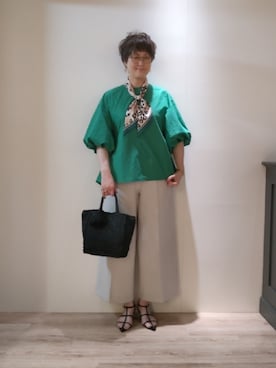 「Te chichi（テチチ）のアイテム（財布/小物）」を使った、ますきさん（レディース・165cm）の春コーディネート