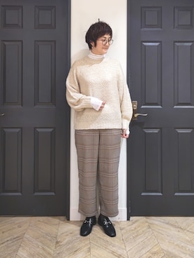 「Melan Cleuge ディアモール大阪」｜ますきさん（レディース・165cm）の冬コーディネート