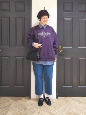 「Melan Cleuge ディアモール大阪」｜ますきさん（レディース・165cm）の冬コーディネート