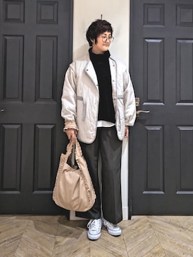 「Melan Cleuge ディアモール大阪」｜ますきさん（レディース・165cm）の冬コーディネート