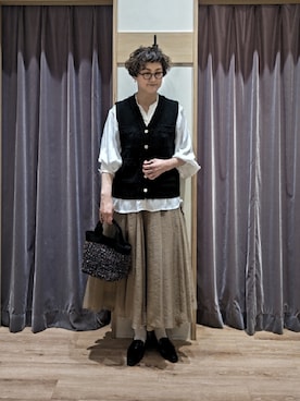「Te chichi（テチチ）のアイテム（その他シューズ）」を使った、ますきさん（レディース・165cm）の春コーディネート