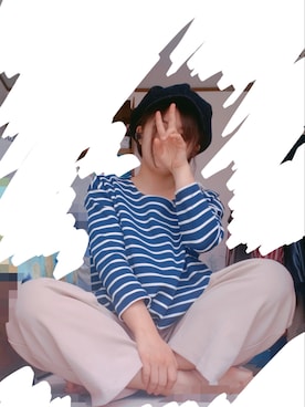 「春服みてみて」｜「アイテム（キャスケット）」を使った、Mさん（レディース・150cm）の春コーディネート