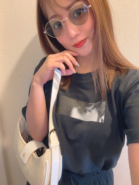 「GU（ジーユー）のアイテム（サングラス）」を使った、♡SAKIさん（レディース・152cm）の秋コーディネート
