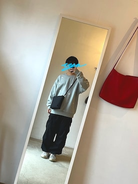 「Firsthand（ファーストハンド）のアイテム」を使った、ュウュさん（メンズ・165cm）の冬コーディネート