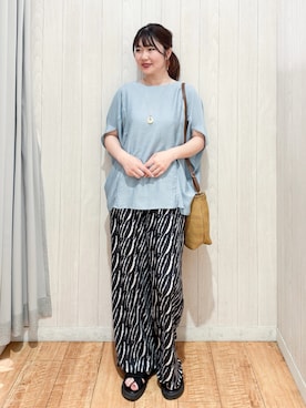 「接触冷感パンツ」｜Maaaaachanさん（レディース・165cm）の夏コーディネート