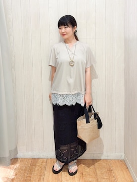 愛さん(レディース・165cm)の夏コーディネート