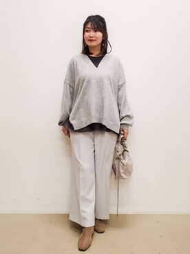 愛さん(レディース・165cm)の冬コーディネート