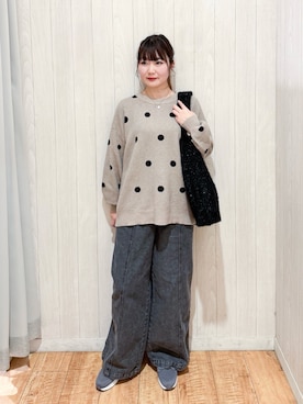 愛さん（レディース・165cm）の冬コーディネート