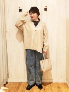 愛さん（レディース・165cm）の冬コーディネート