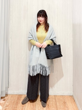 愛さん（レディース・165cm）の冬コーディネート