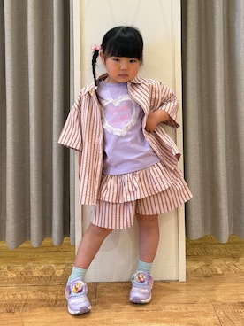 愛さん(キッズ・102cm)の夏コーディネート