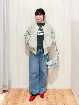 愛さん(レディース・165cm)の冬コーディネート