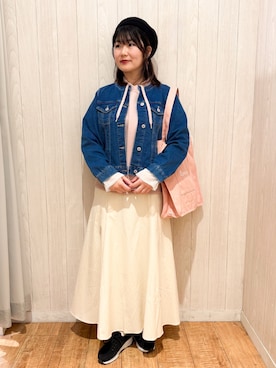 「DRESKIP（ドレスキップ）のアイテム（ジャケット/アウター）」を使った、Maaaaachanさん（骨格ストレート・レディース・165cm）の春コーディネート