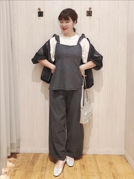 「アツいコーデ全部見せ」｜「アイテム（ブルゾン）」を使った、Maaaaachanさん（レディース・165cm）の夏コーディネート