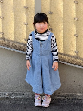 愛さん（キッズ・100cm）の冬コーディネート