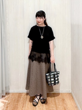 愛さん（レディース・165cm）の夏コーディネート