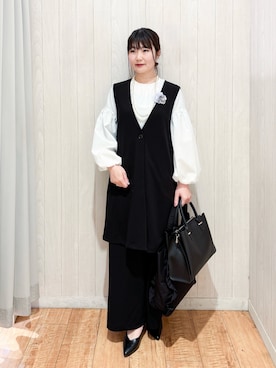 愛さん（レディース・165cm）の冬コーディネート