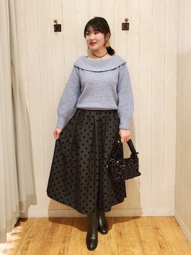 愛さん(レディース・165cm)の冬コーディネート