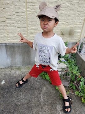 「アイテム（その他）」を使った、Maaaaachanさん（キッズ・70cm）の夏コーディネート