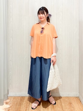 「アイテム（その他ヘアアクセサリー）」を使った、Maaaaachanさん（レディース・165cm）の夏コーディネート