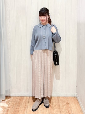 愛さん（レディース・165cm）の冬コーディネート