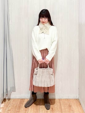 愛さん（レディース・165cm）の冬コーディネート