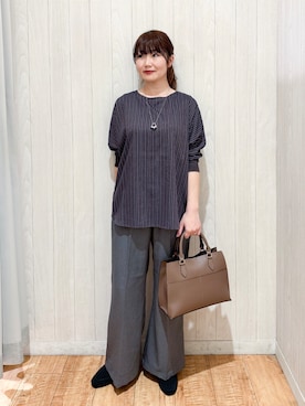 愛さん（レディース・165cm）の秋コーディネート