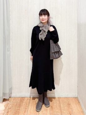 愛さん（レディース・165cm）の冬コーディネート