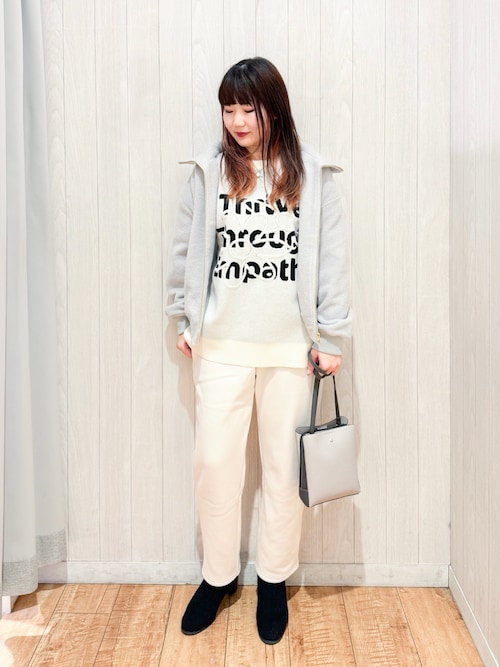 起毛ニットブーツ