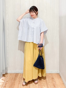 「DRESKIP（ドレスキップ）のアイテム」を使った、Maaaaachanさん（骨格ストレート・レディース・165cm）の夏コーディネート