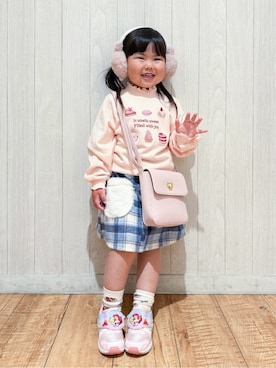 愛さん（キッズ・98cm）の冬コーディネート