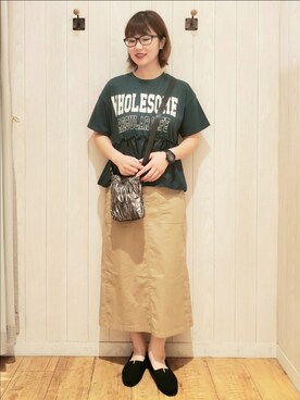 愛さん（レディース・165cm）の夏コーディネート