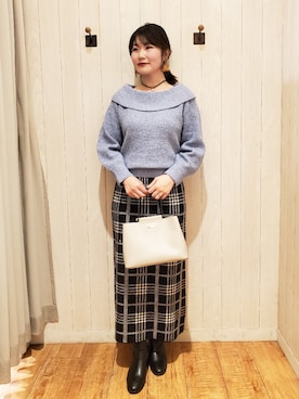 愛さん（レディース・165cm）の冬コーディネート