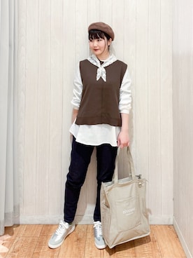 愛さん(レディース・165cm)の冬コーディネート