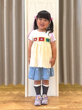 愛さん(キッズ・102cm)の夏コーディネート