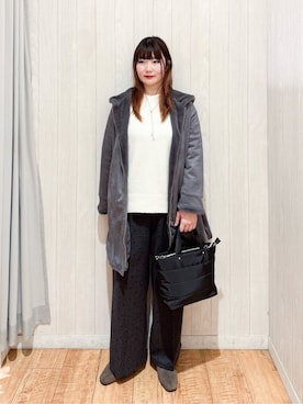 愛さん(レディース・165cm)の冬コーディネート