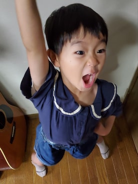 「西松屋（ニシマツヤ）のアイテム」を使った、Maaaaachanさん（キッズ・110cm）の夏コーディネート